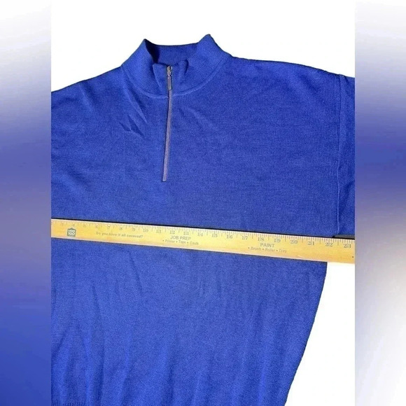 Meister 1/4 zip up Wool Blend Sweater - Picture 4 of 8